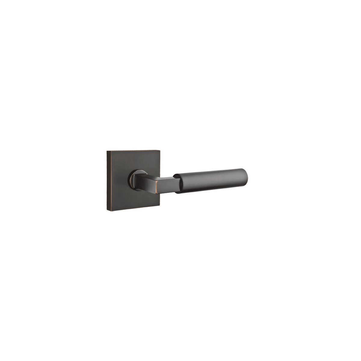 Emtek Hercules Privacy Door Lever Set from the Modern Brass Collection