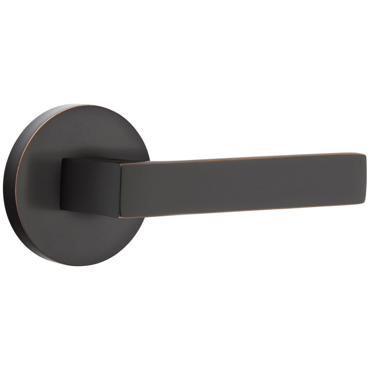 Emtek Dumont Privacy Door Lever Set from the Brass Modern Collection