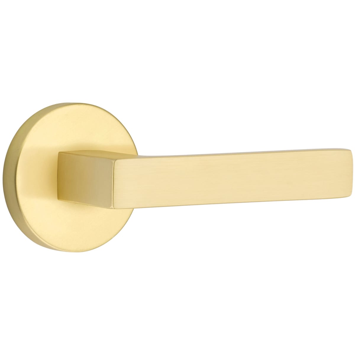 Emtek Dumont Privacy Door Lever Set from the Brass Modern Collection