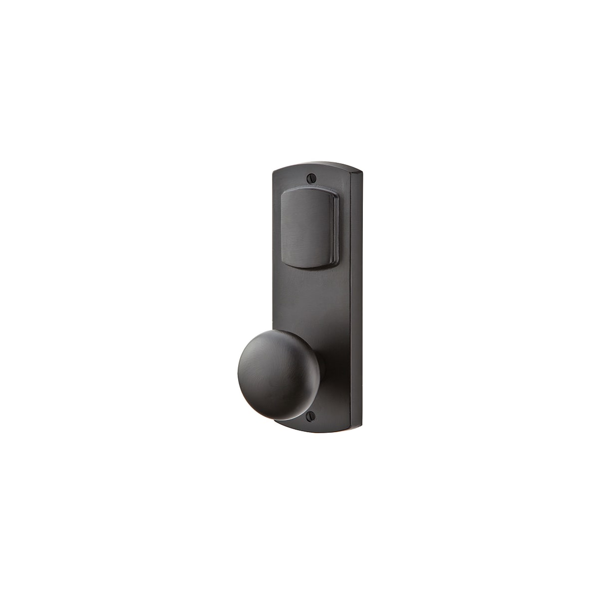 Emtek 3-5/8" Center to Center Missoula Double Cylinder Keyed Entry Sandcast Bronze Sideplate Lockset