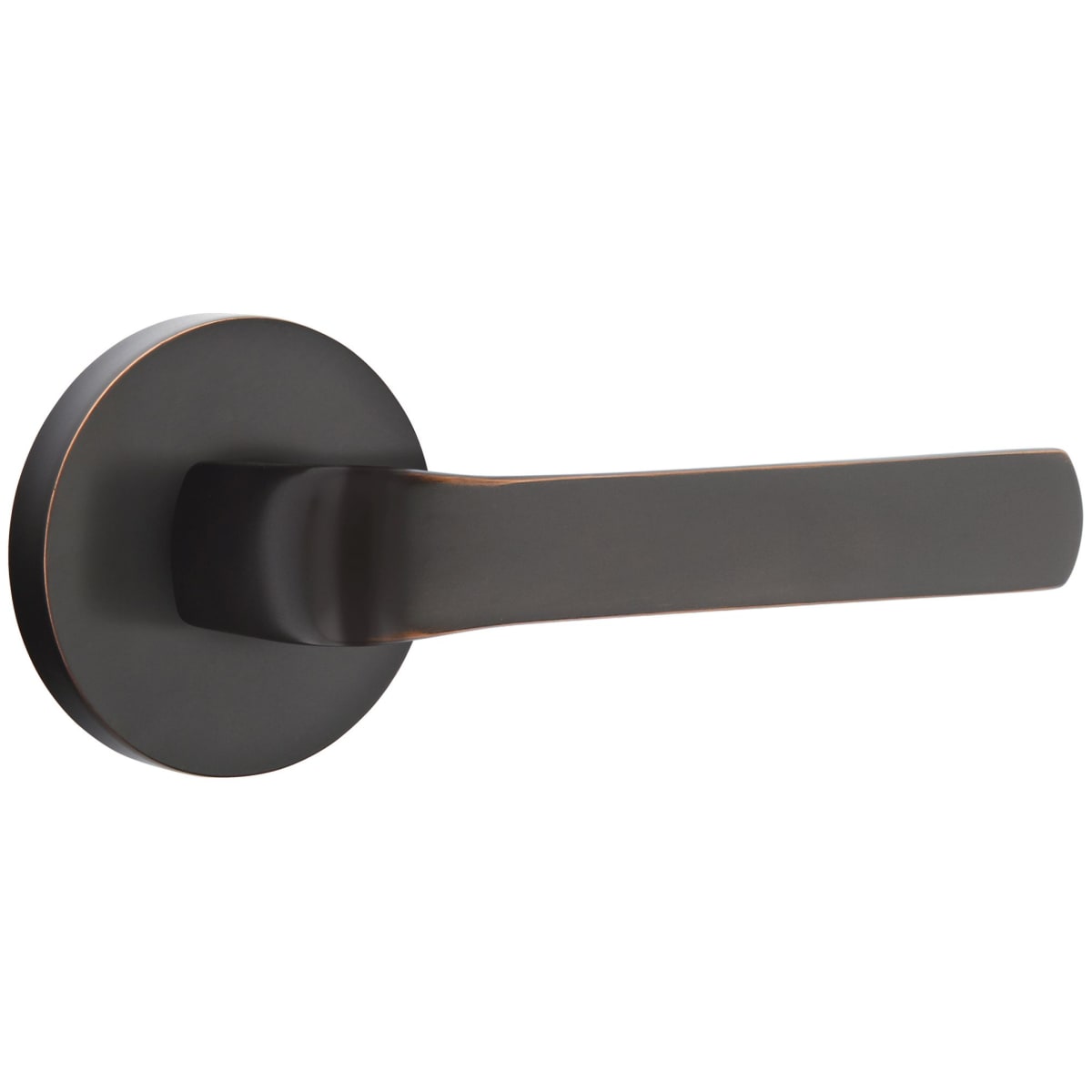 Emtek Spencer Reversible Non-Turning Two-Sided Dummy Door Lever Set from the Brass Modern Collection