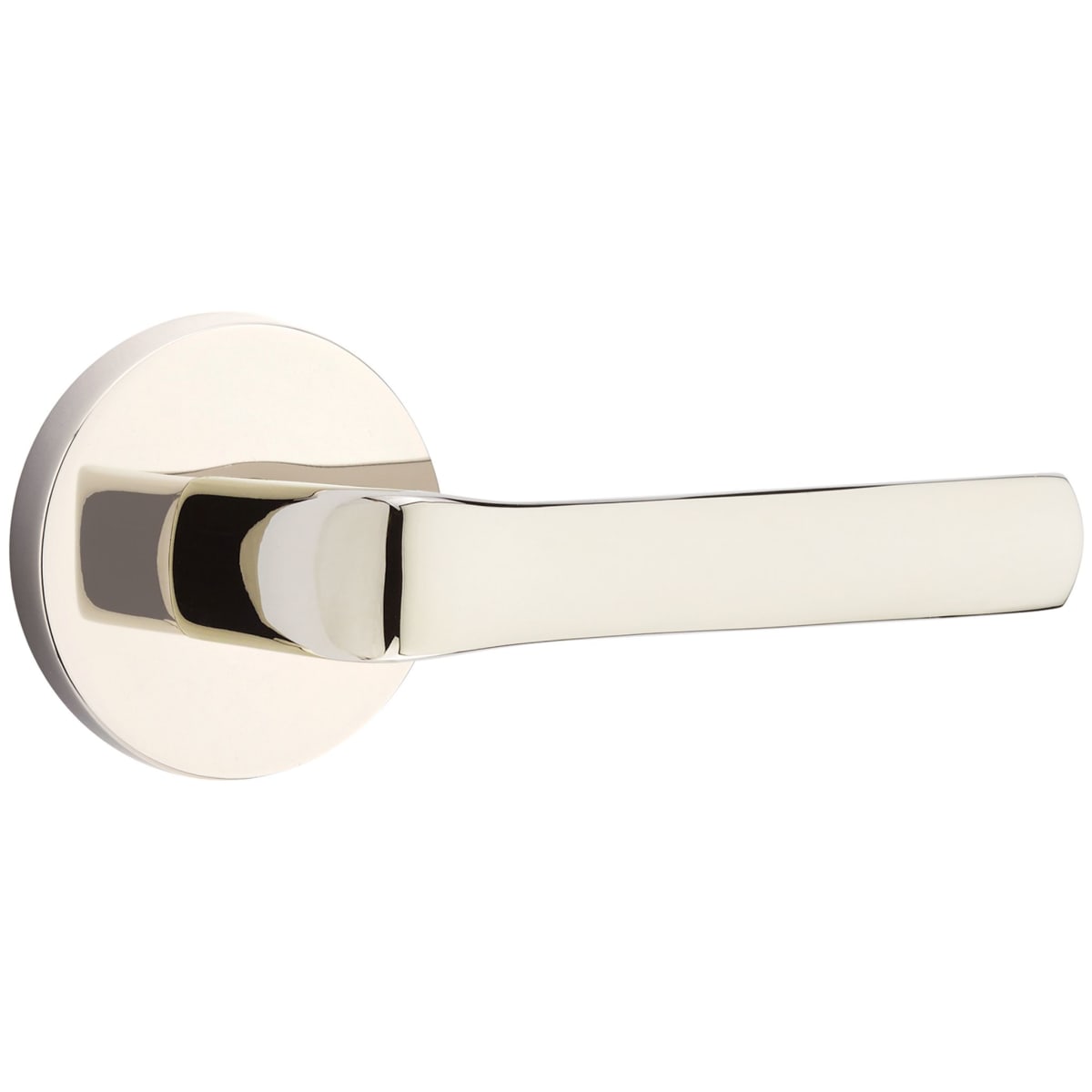 Emtek Spencer Reversible Non-Turning Two-Sided Dummy Door Lever Set from the Brass Modern Collection