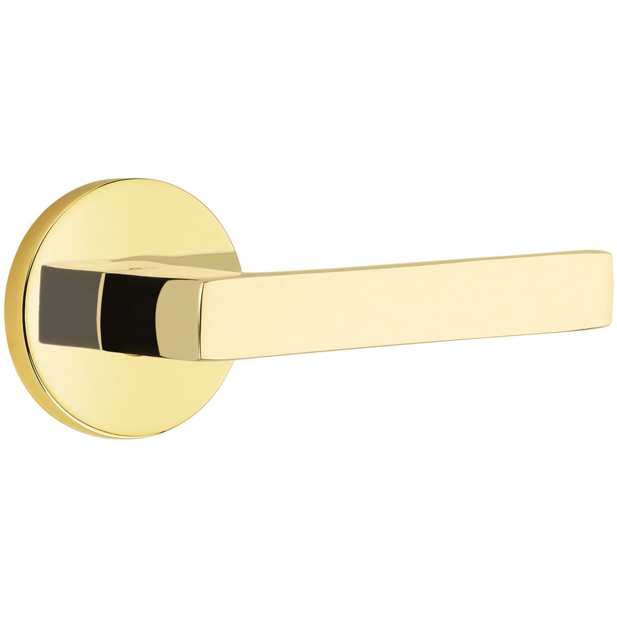 Emtek Dumont Privacy Door Lever Set from the Brass Modern Collection