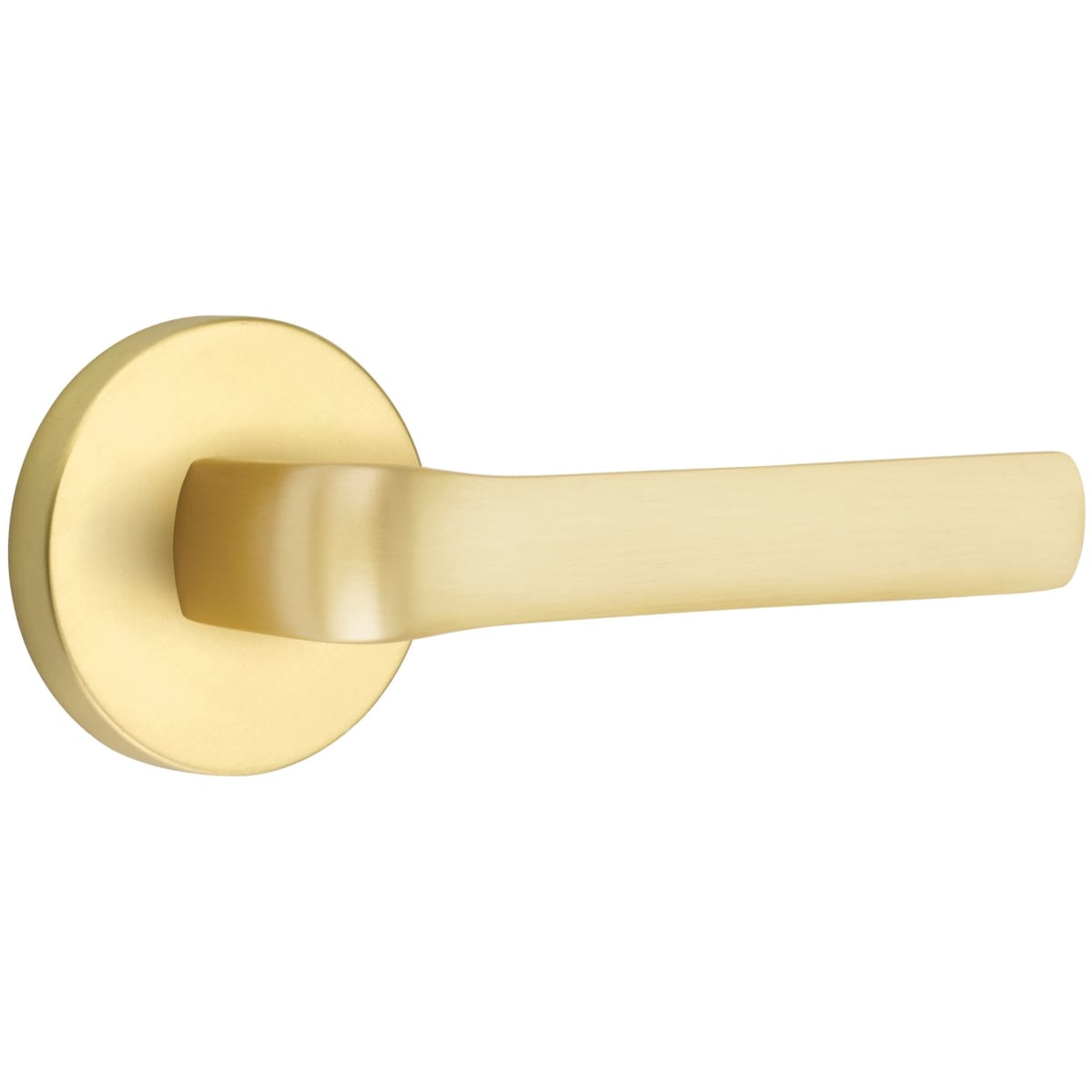 Emtek Spencer Reversible Non-Turning Two-Sided Dummy Door Lever Set from the Brass Modern Collection