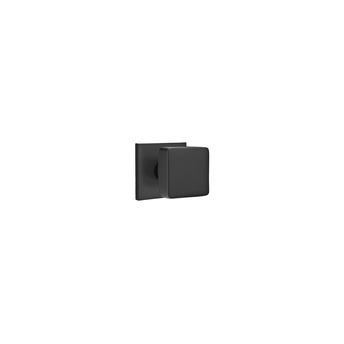 Emtek Square Knob Brass Modern Passage Door Knobset with the CF Mechanism