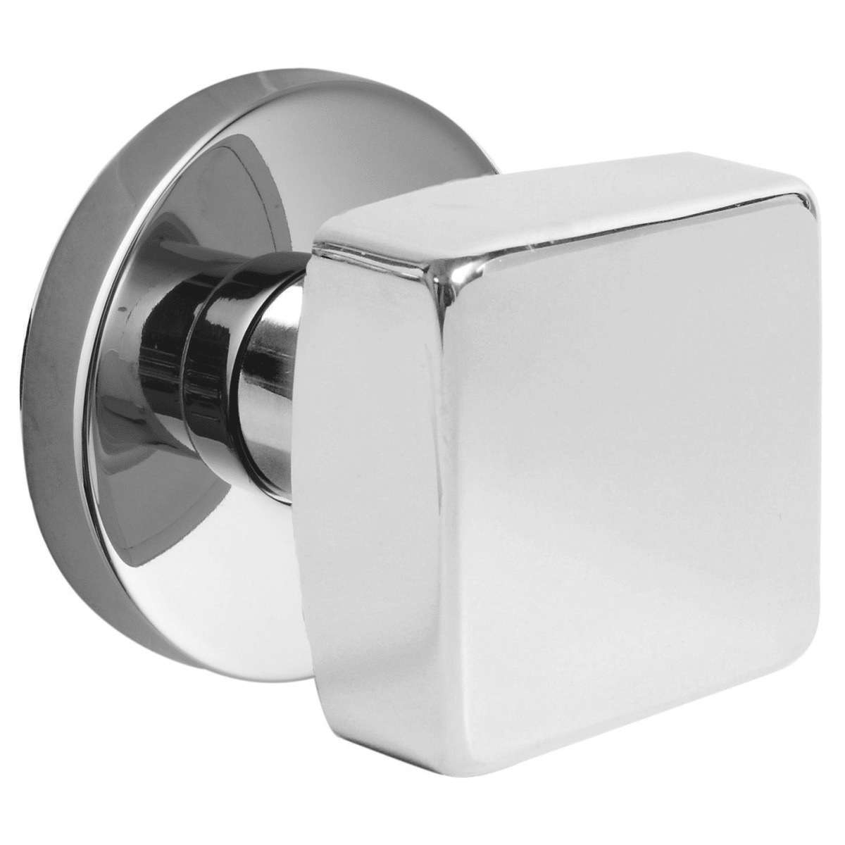 Emtek Square Knob Brass Modern Passage Door Knobset with the CF Mechanism