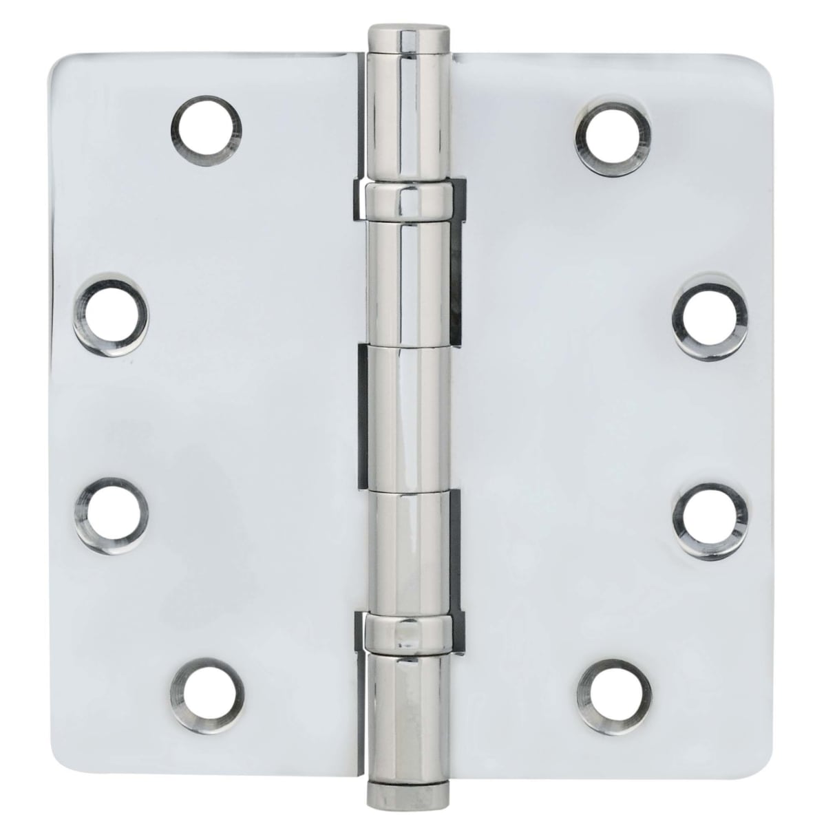 Emtek 4" x 4" Solid Brass Square Corner Ball Bearing Mortise Hinge - Pair