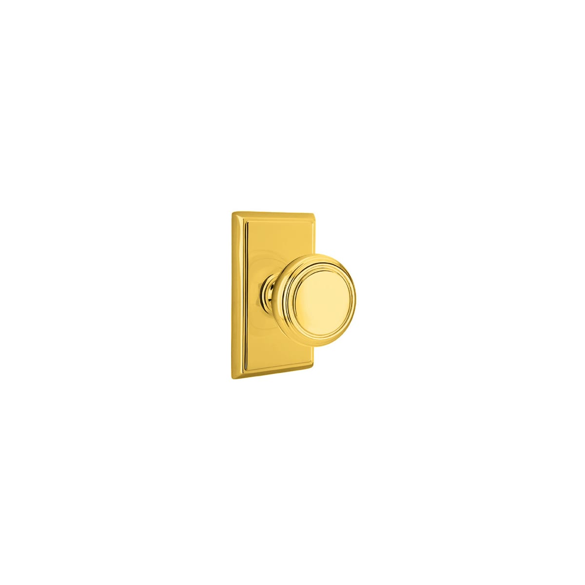 Emtek Norwich Classic Brass Passage Door Knobset with the CF Mechanism