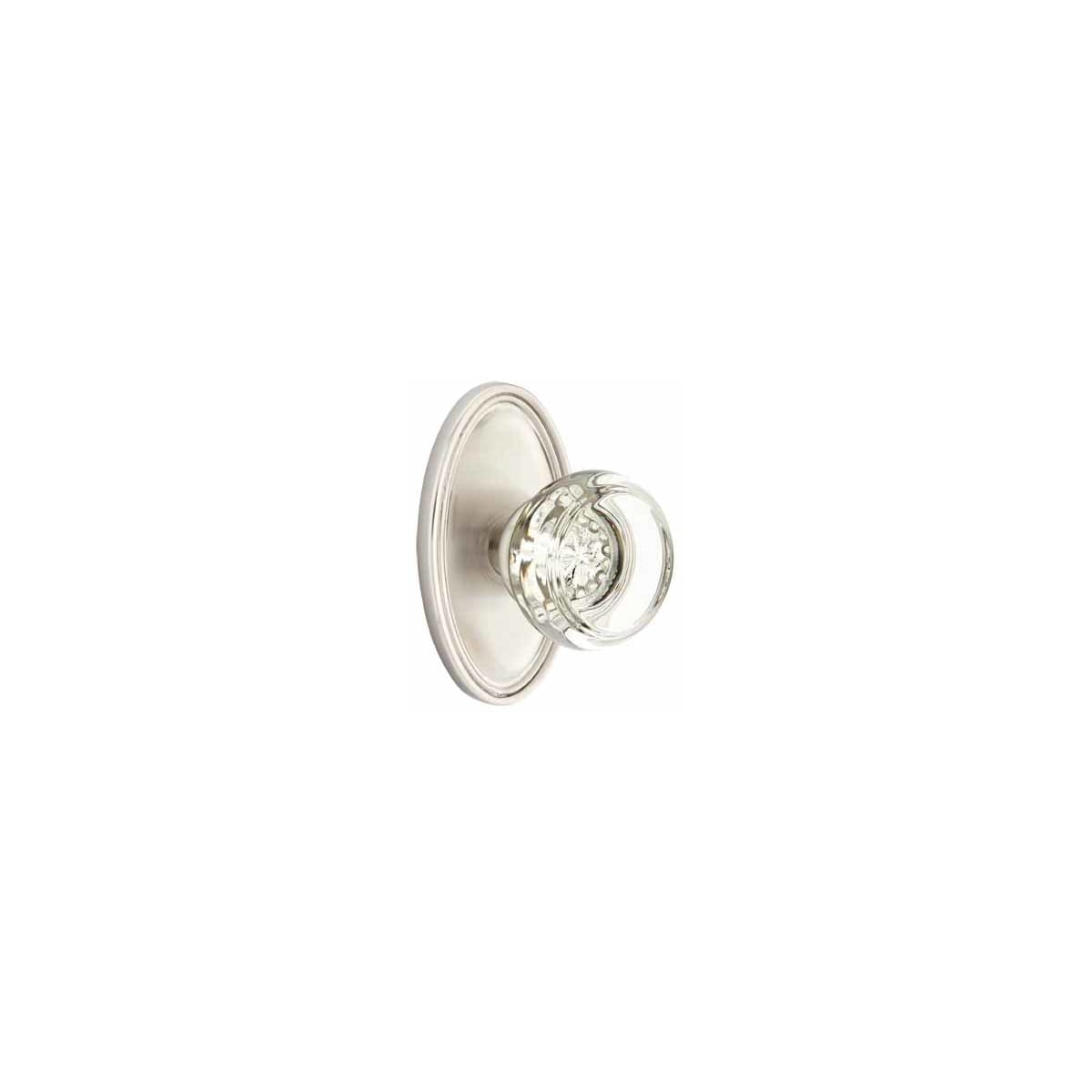 Emtek Georgetown Reversible Non-Turning Two-Sided Dummy Door Knob Set from the Crystal Collection