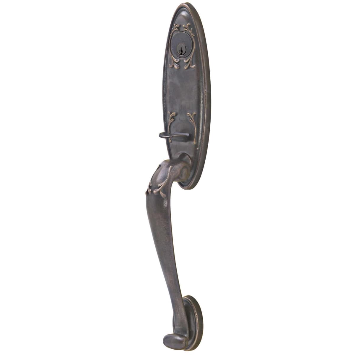 Emtek Tuscany Monolithic Dummy Lost Wax Cast Bronze Handleset