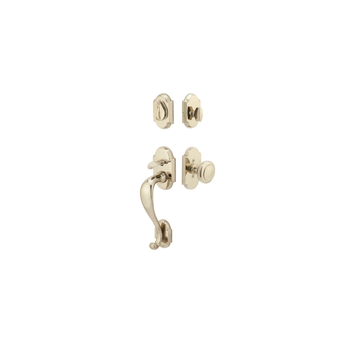 Emtek Denver Dummy Sandcast Bronze Handleset