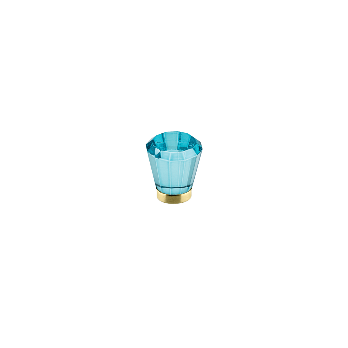 Emtek Crystal And Porcelain 1 Inch Geometric Cabinet Knob