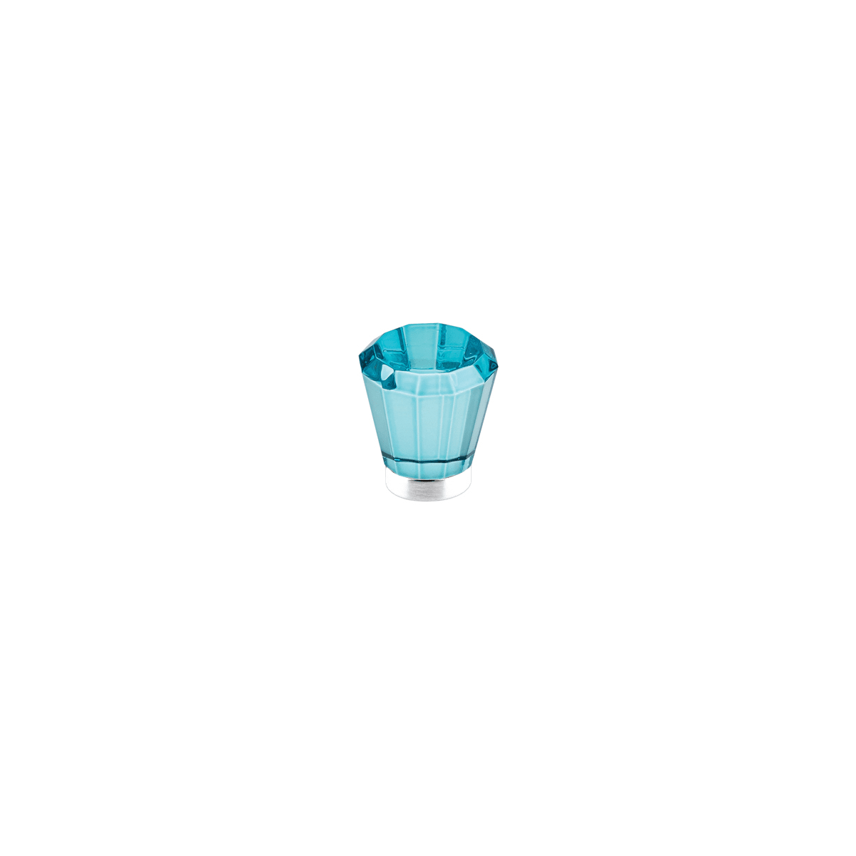 Emtek Crystal And Porcelain 1 Inch Geometric Cabinet Knob
