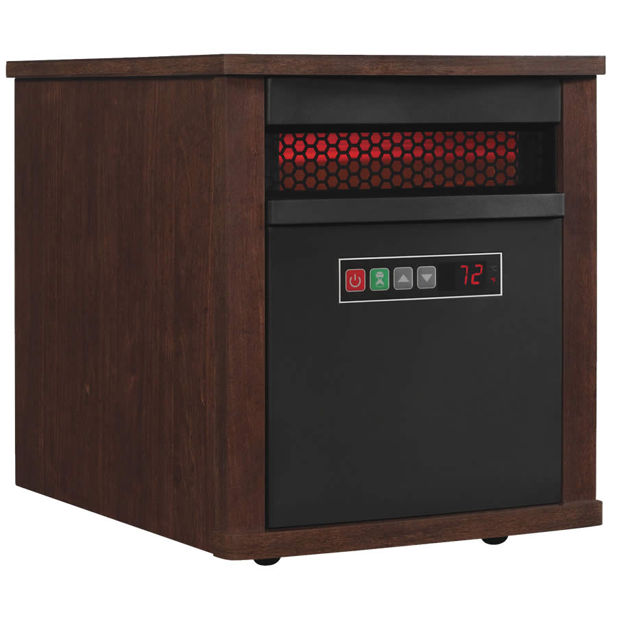 Duraflame - 9HM7000-NE01 - Portable Infrared Quartz Electric Heater,  Espresso-9HM7000-NE01 | Spotts Appliance