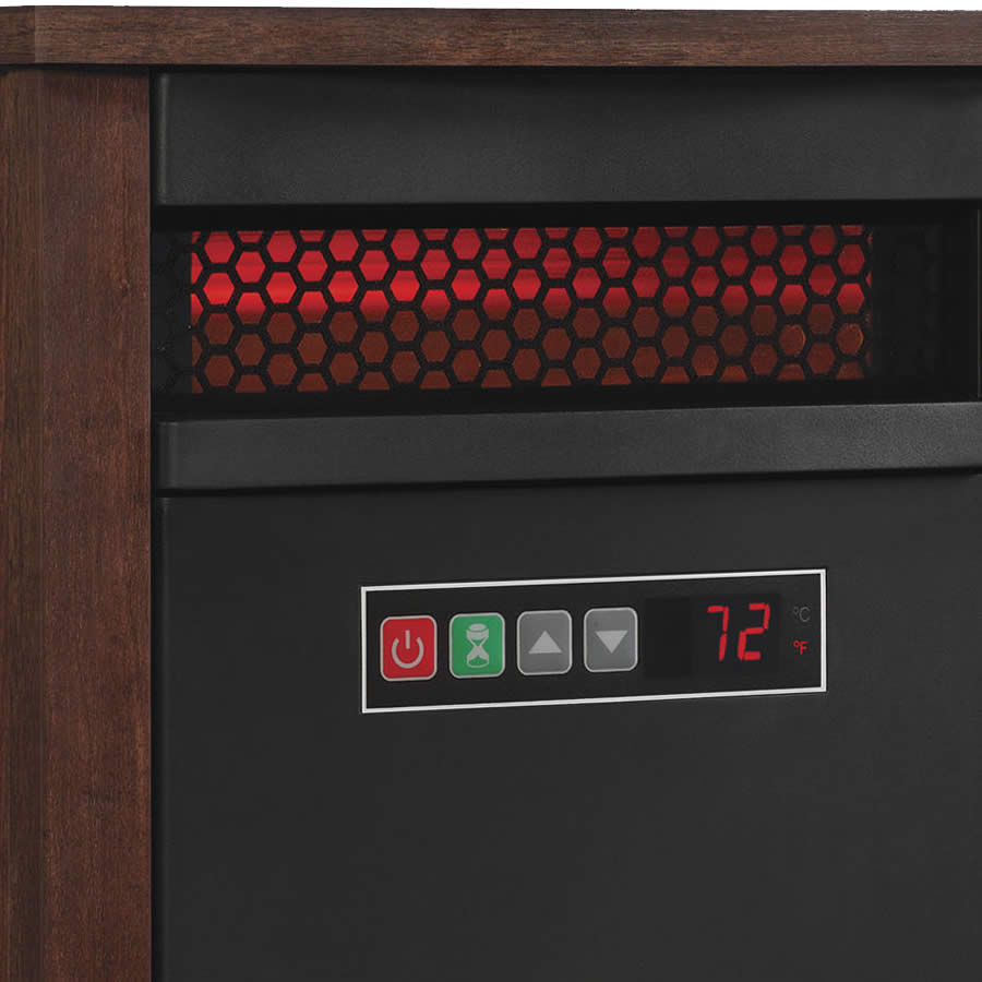 Duraflame - 9HM7000-NE01 - Portable Infrared Quartz Electric Heater,  Espresso-9HM7000-NE01 | Spotts Appliance