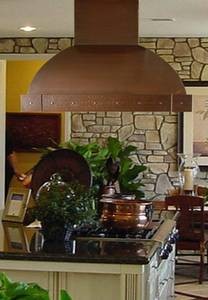 Model: ISC54-Textured Copper | Imperial Hoods Imperial ISC54 Camden Copper or Zinc Range Hood 1520 CFM