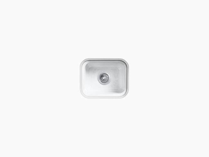 Model: K-6589-U-NY | Kohler Northland™   15" x 12-3/8" x 7-5/8" under-mount bar sink