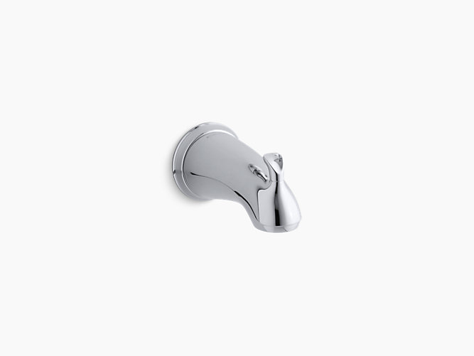 Model: K-10281-4-G | Kohler Forté®   bath spout with sculpted lift rod and slip-fit connection