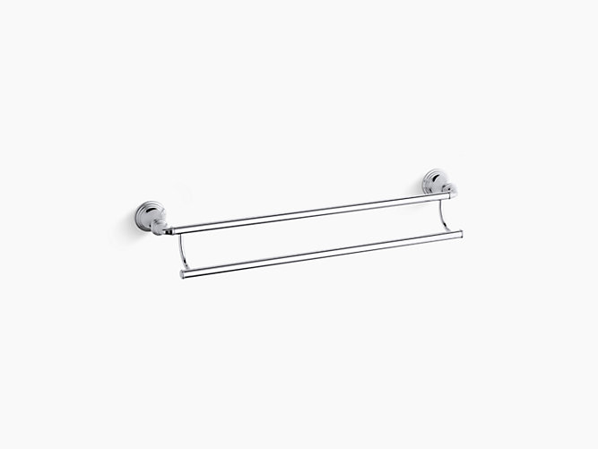 Model: K-10553-BRZ | Kohler Devonshire®   24" double towel bar