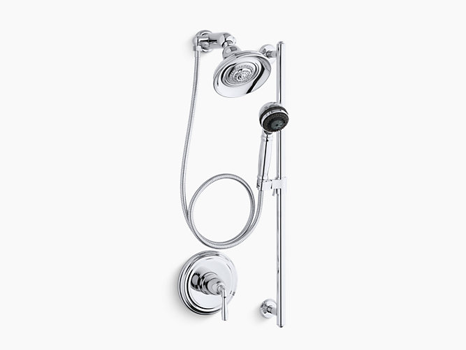 Model: K-10825-4-BN | Kohler Devonshire®   Essentials performance showering package