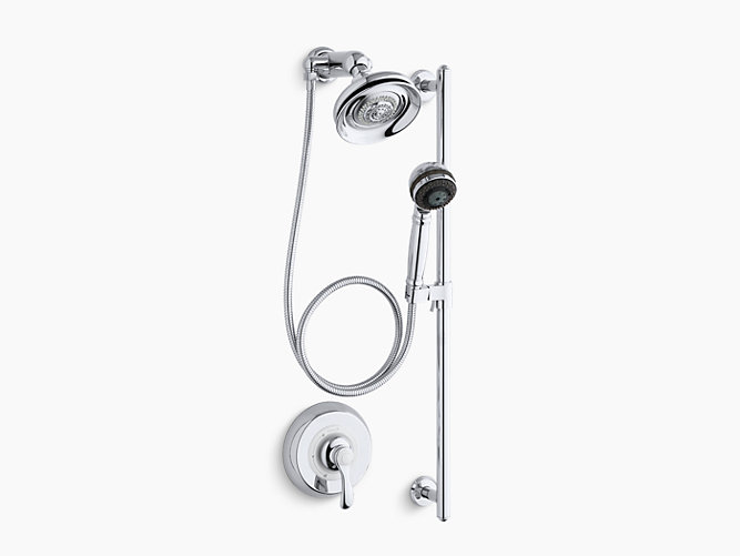 Model: K-10826-4-BN | Kohler Fairfax®   Essentials performance showering package