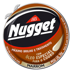Polidor Sapatos Nugget Pasta Marrom 36g - Flex Atacarejo
