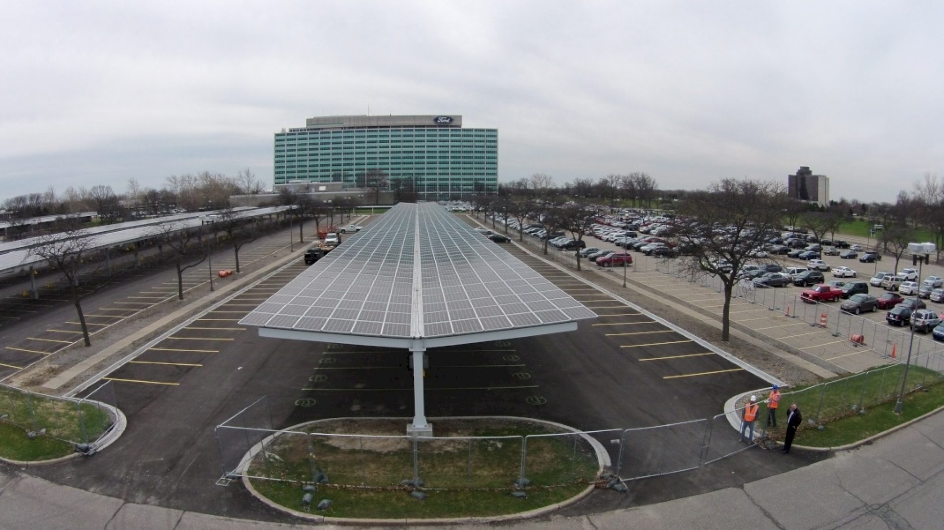 Ford HQ Solar Parking Canopies American Galvanizers Association