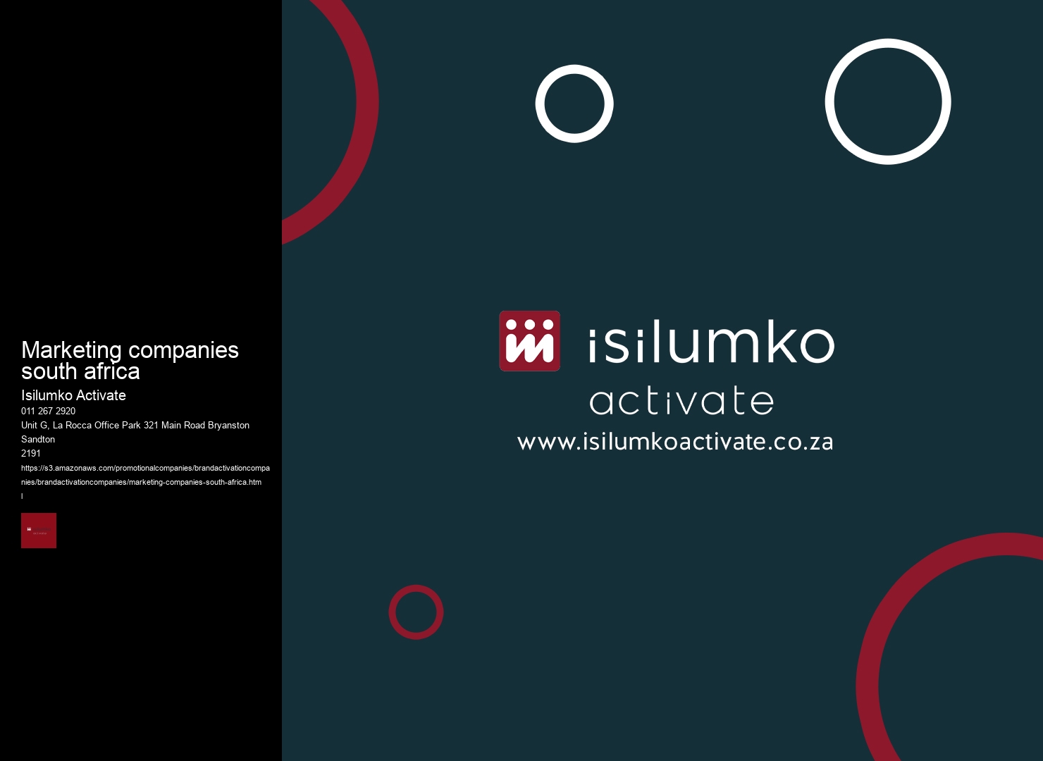 marketing companies south africa