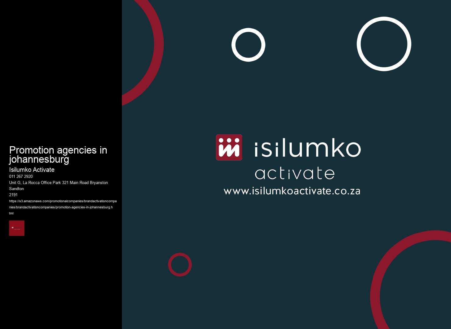 promotion agencies in johannesburg