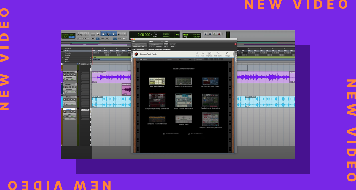 How to get up and running with Reason in Pro Tools