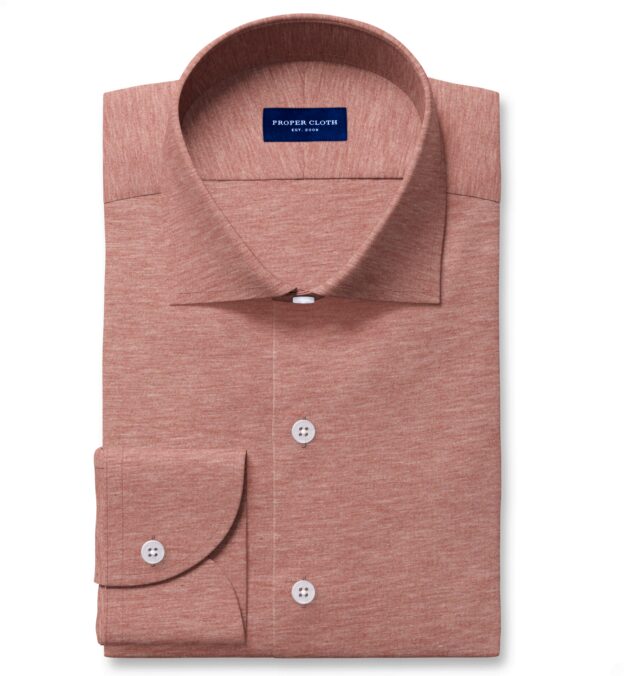 Sienna Melange Performance Knit Jersey Shirt