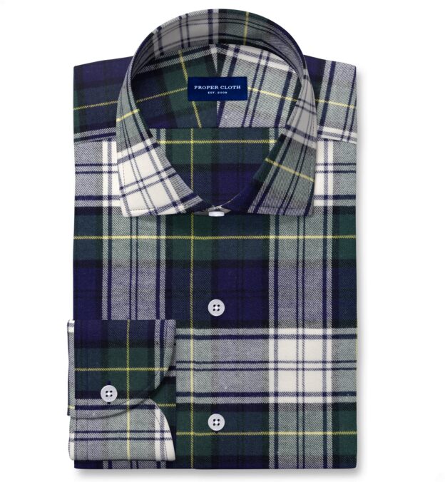 dress campbell flannel shirt Japanese Large Campbell Tartan Flannel Shirt