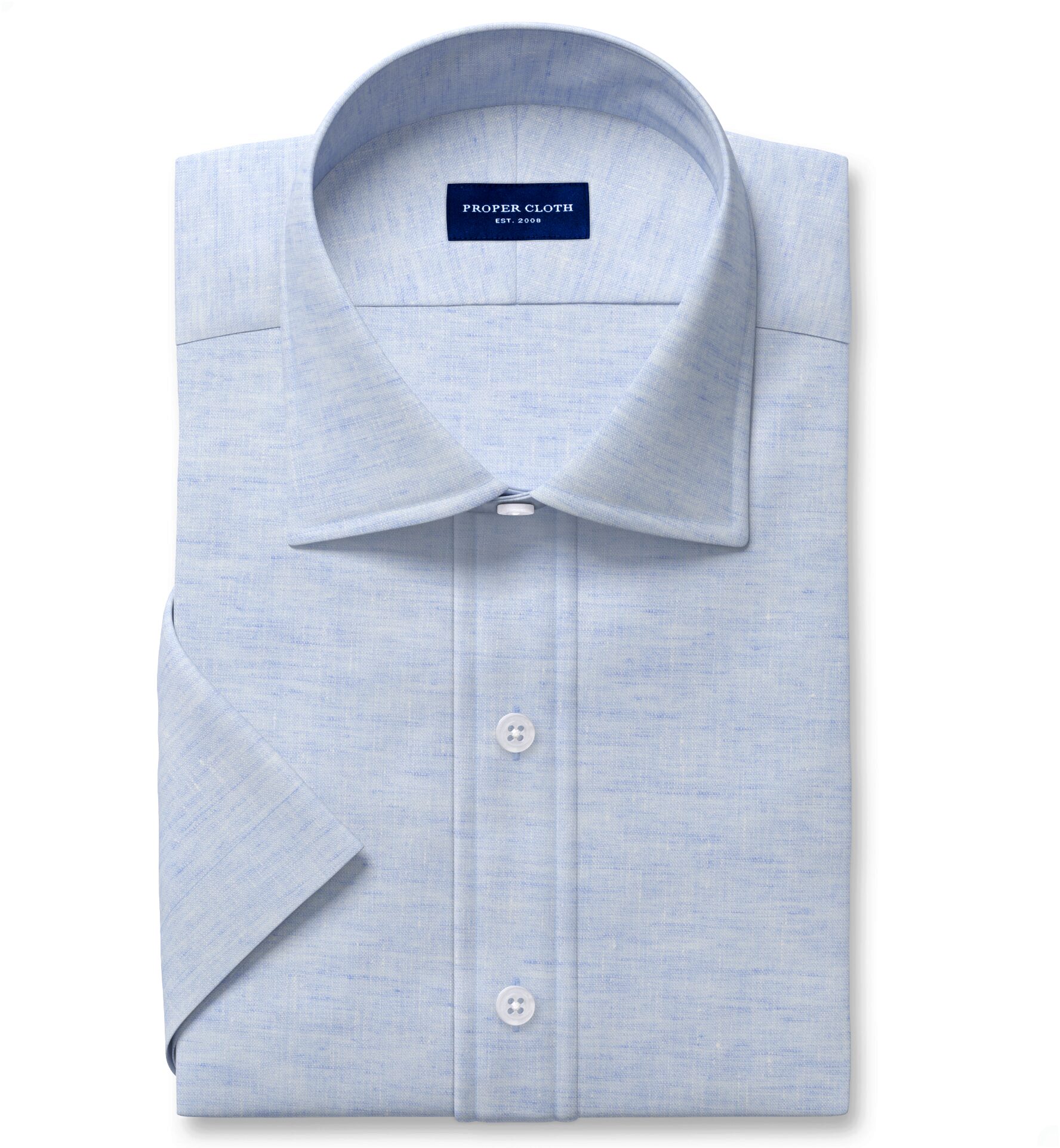 VERNO Blue Slim Fit Cotton Easy Care Dress Shirt SS211