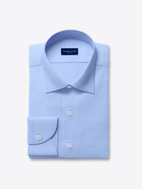 Light Blue Houndstooth Performance Blend