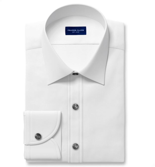 Reda Cream Merino Wool Custom Dress Shirt Shirt by Proper Cloth