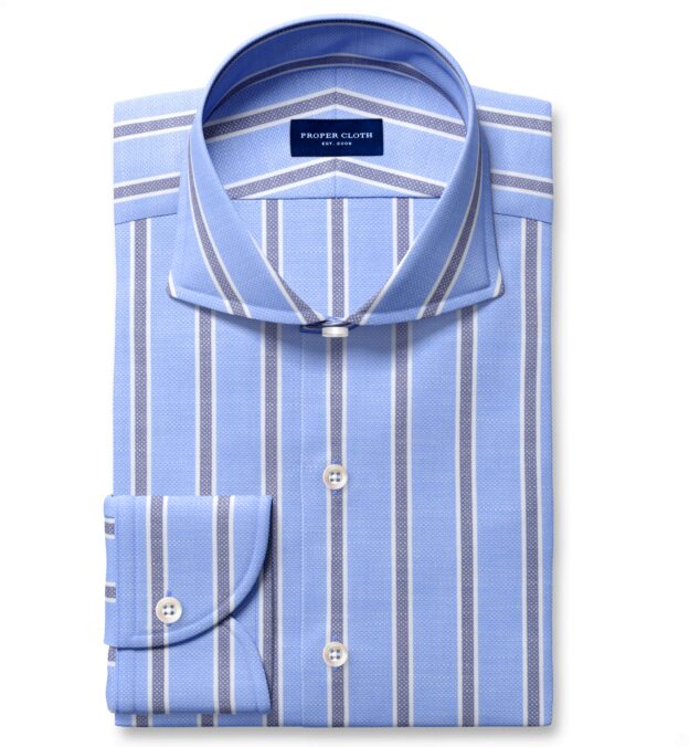 Classic Pique Stripe Tee 100203638nvy
