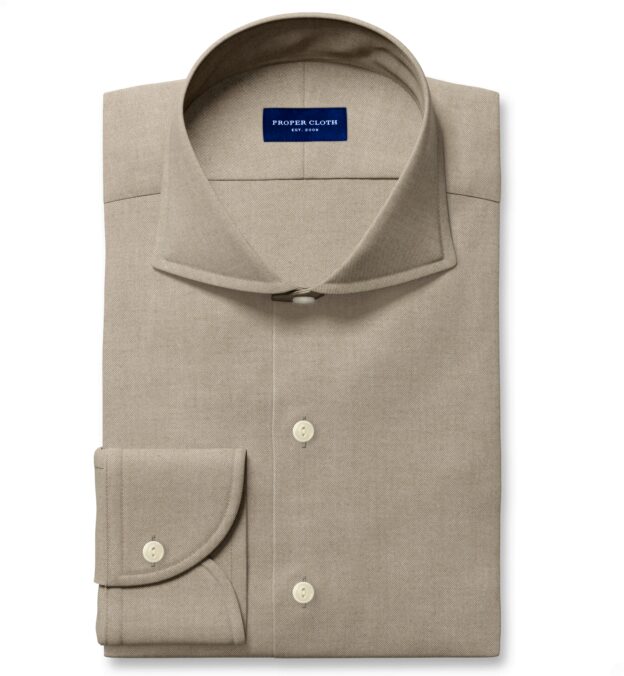 neutral dress shirts Women's Natural Longsleeve Shirts & Blouses