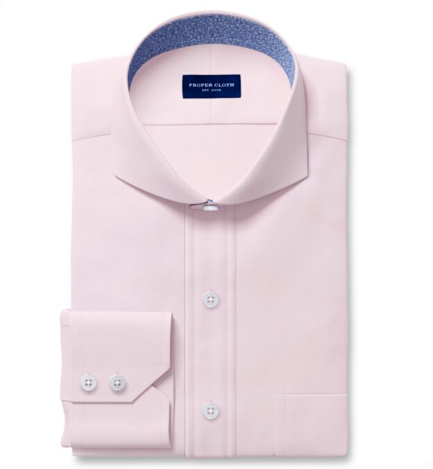 Clark Light Pink Oxford Cloth Dress Shirt Shirt by Proper Cloth Clark Light Pink Oxford Cloth Dress Shirt Shirt by Proper Cloth