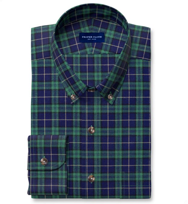 slim fit dress slacks All I Want Navy Tartan Plaid Midi Dress, Small - The Mint Julep Boutique main image 0