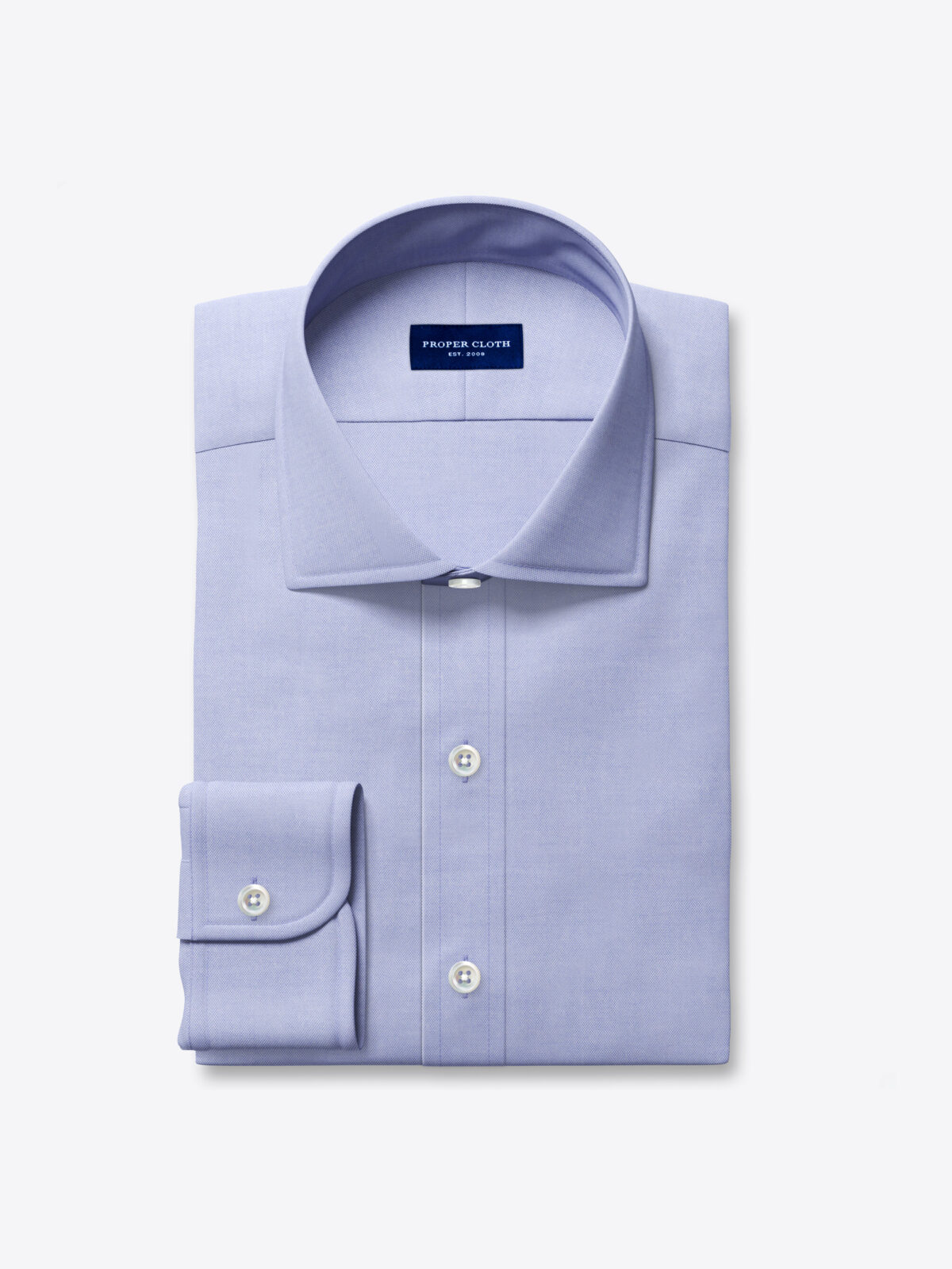 Thomas Mason Blue Premium Oxford Cloth Fitted Dress Shirt Shirt by Proper Cloth Thomas Mason Blue Premium Oxford Cloth Fitted Dress Shirt Shirt by Proper Cloth