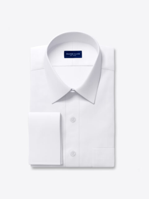 Dover 120s White Royal Herringbone