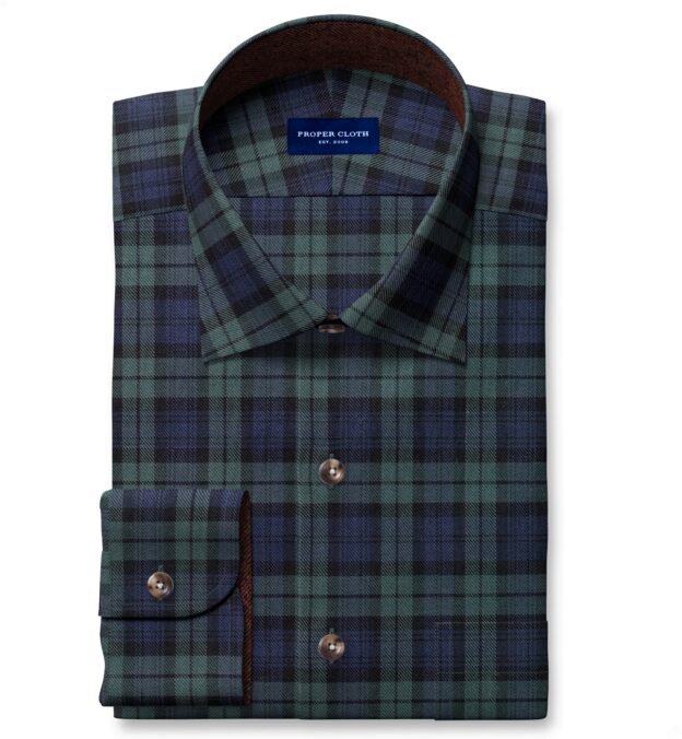 Blackwatch Dress (Symmetrical) Tartan Hawaiian Shirt