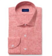 Shop Red Washed Linen