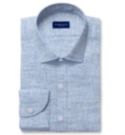 Shop Blue Chambray Washed Linen