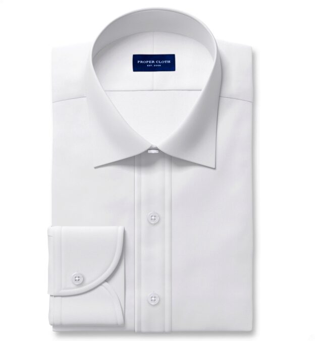 Natural White Oxford Cloth Men's Dress Shirt Shirt by Proper Cloth Natural White Oxford Cloth Men's Dress Shirt Shirt by Proper Cloth