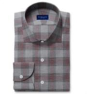 Shop Kent Grey and Red Glen Plaid Lightweight Flannel