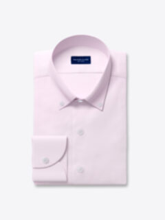 Custom Non-Iron Light Pink Fine Twill Shirt Shirt