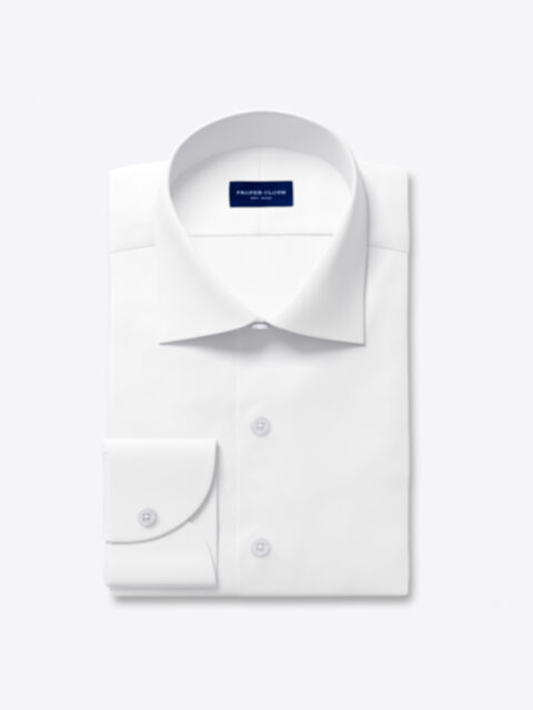 Mayfair Wrinkle-Resistant White Twill