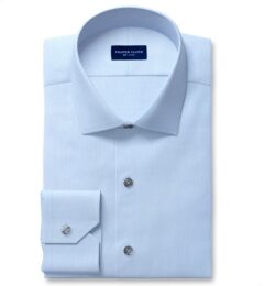 Non-Iron Supima Light Blue Royal Oxford Fitted Dress Shirt Shirt by Proper  Cloth