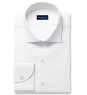 Shop Hudson White Wrinkle-Resistant Twill
